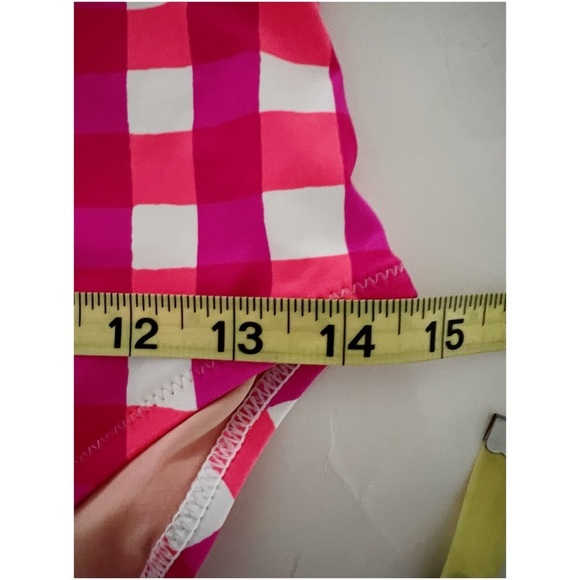 SZ Blockprints™ X J.Crew wide-strap one-piece in gingham Style #AO969 Size 10 - Picture 8 of 10